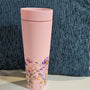 20 oz Strata - Pink Wild Flowers with custom gift design