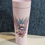 20 oz Strata - Purple Boho Flowers with custom gift design