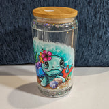 16 oz Glitter Globe - Sea Turtle with custom gift design