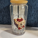 16 oz Glitter Globe - Read Porn Like a Lady with custom gift design