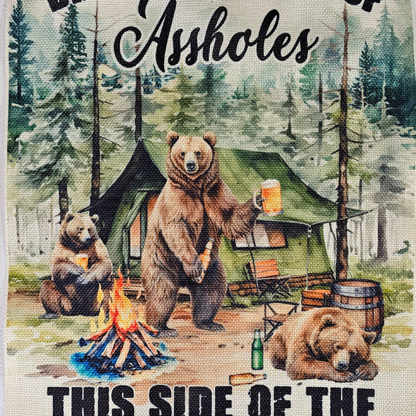 Garden Flag - Drunkest Asshole with custom garden flag design