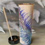 20 oz Duo - Purple Feather with custom gift design