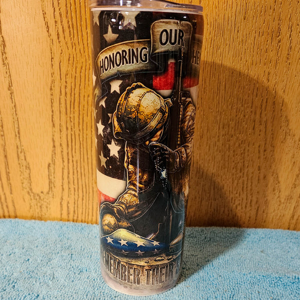 30 oz - Honor our Heros with custom gift design
