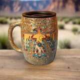 14 oz Mug - Aztec Thunderbird with custom gift design