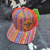 Youth Leather Patch Hat - Calf with custom hat design