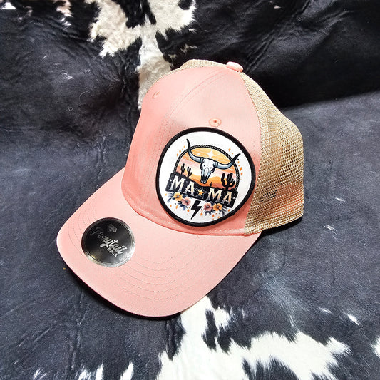 Fabric Patch Hat - Desert Mama with custom hat design