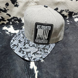 Leather Patch Hat - My Rights with custom hat design