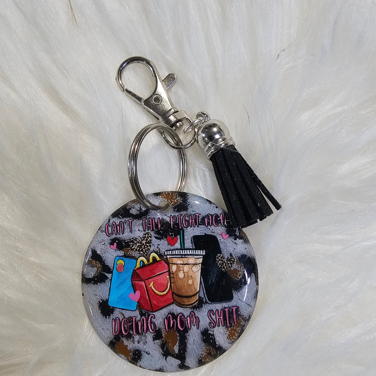Acrylic Glitter Keychain