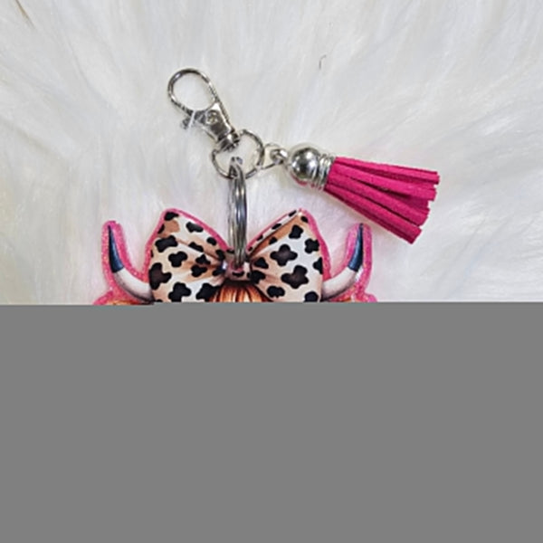 Acrylic Glitter Keychain