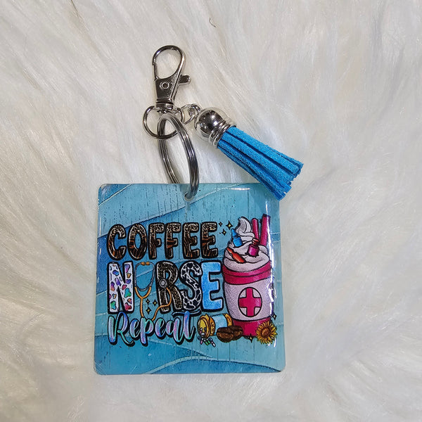 Acrylic Glitter Keychain