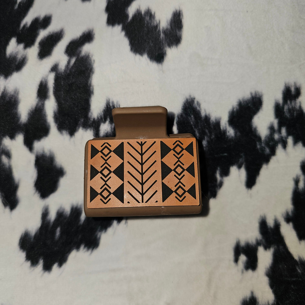 Custom Leather Claw Clip