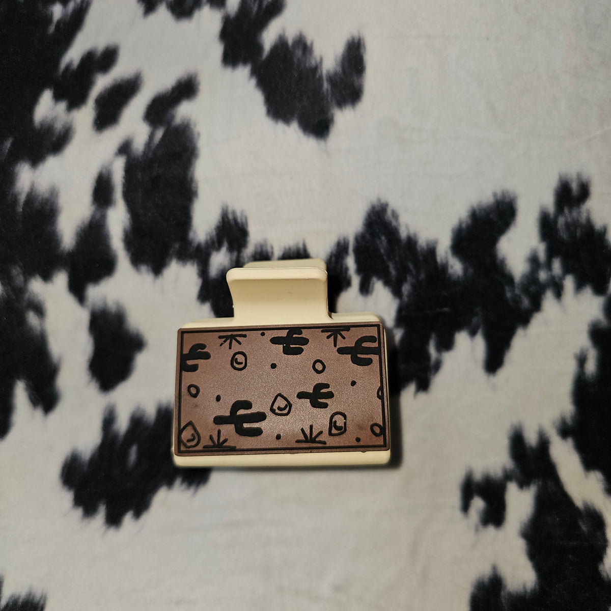 Custom Leather Claw Clip