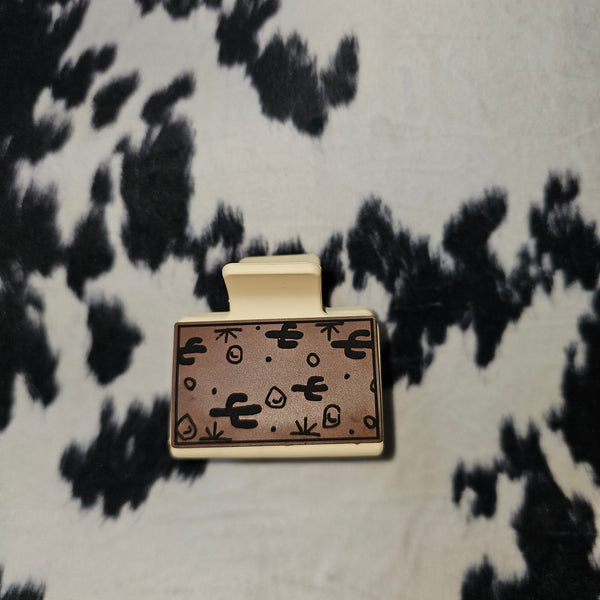 Custom Leather Claw Clip