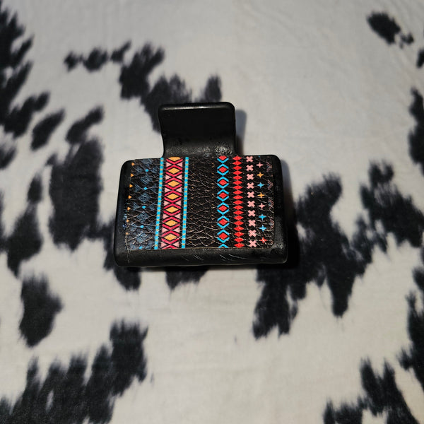 Custom Leather Claw Clip