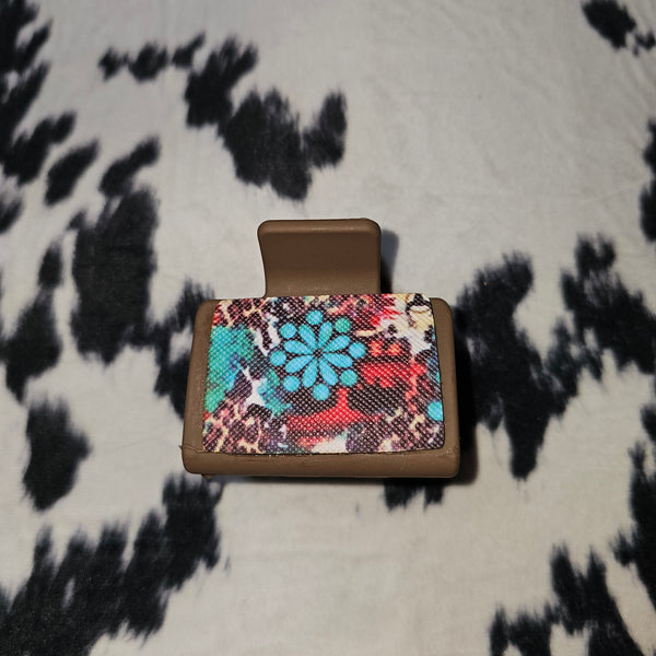 Custom Leather Claw Clip