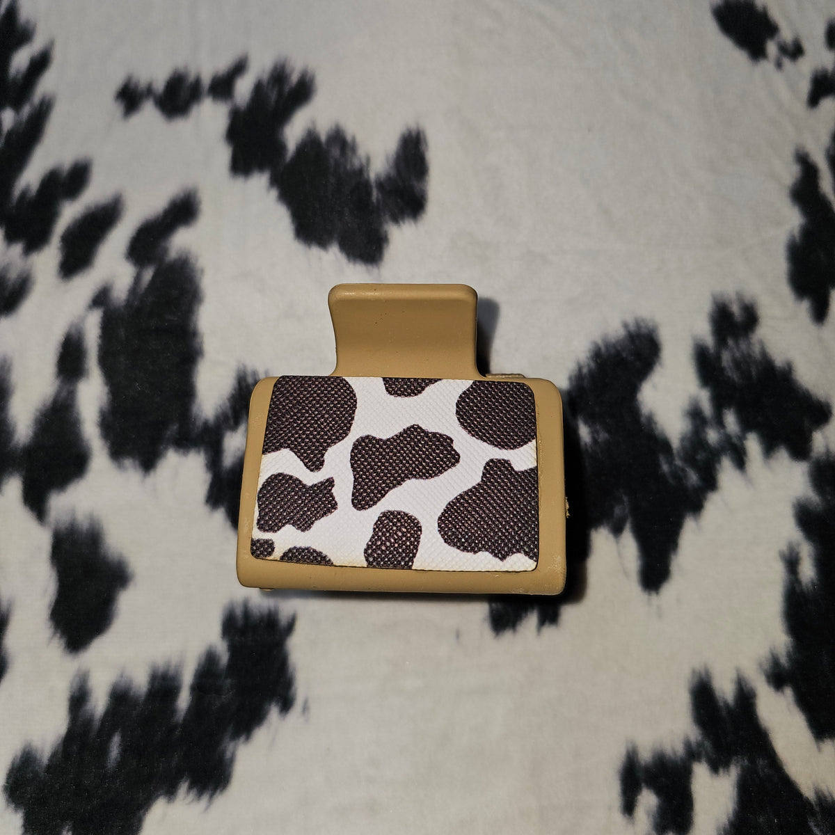 Custom Leather Claw Clip