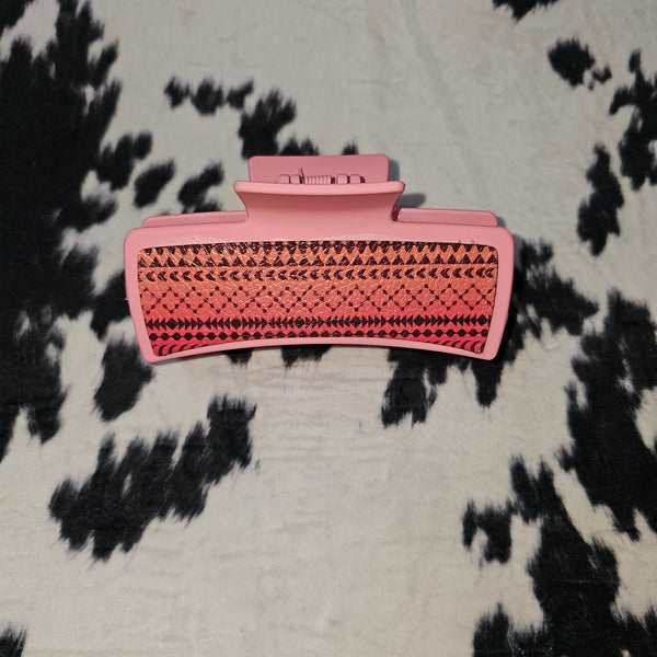 Custom Leather Claw Clip