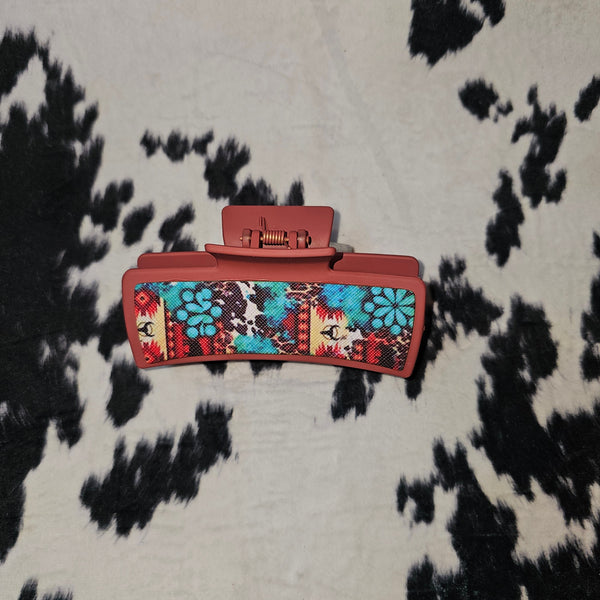 Custom Leather Claw Clip
