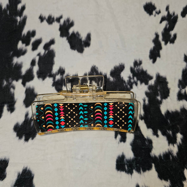 Custom Leather Claw Clip