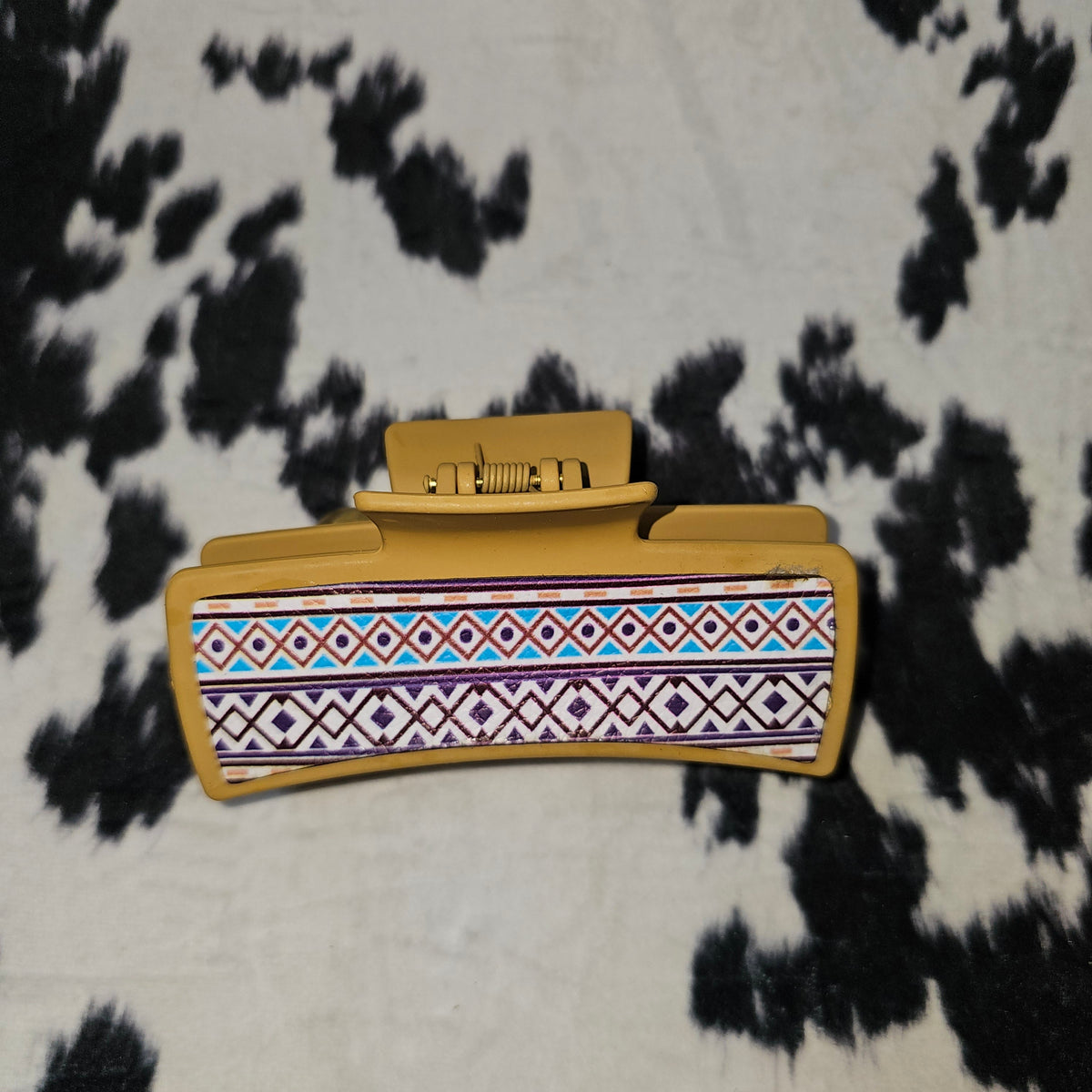 Custom Leather Claw Clip