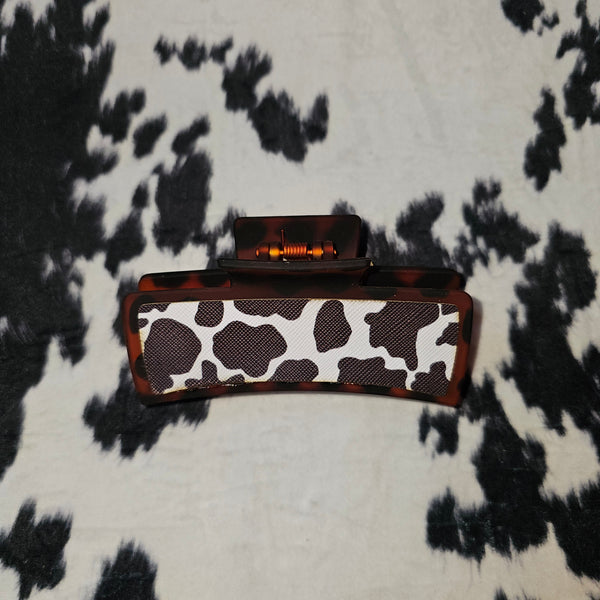 Custom Leather Claw Clip