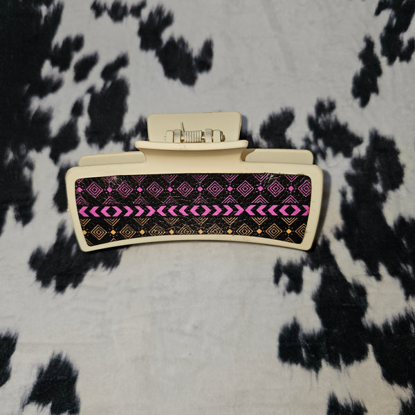 Custom Leather Claw Clip