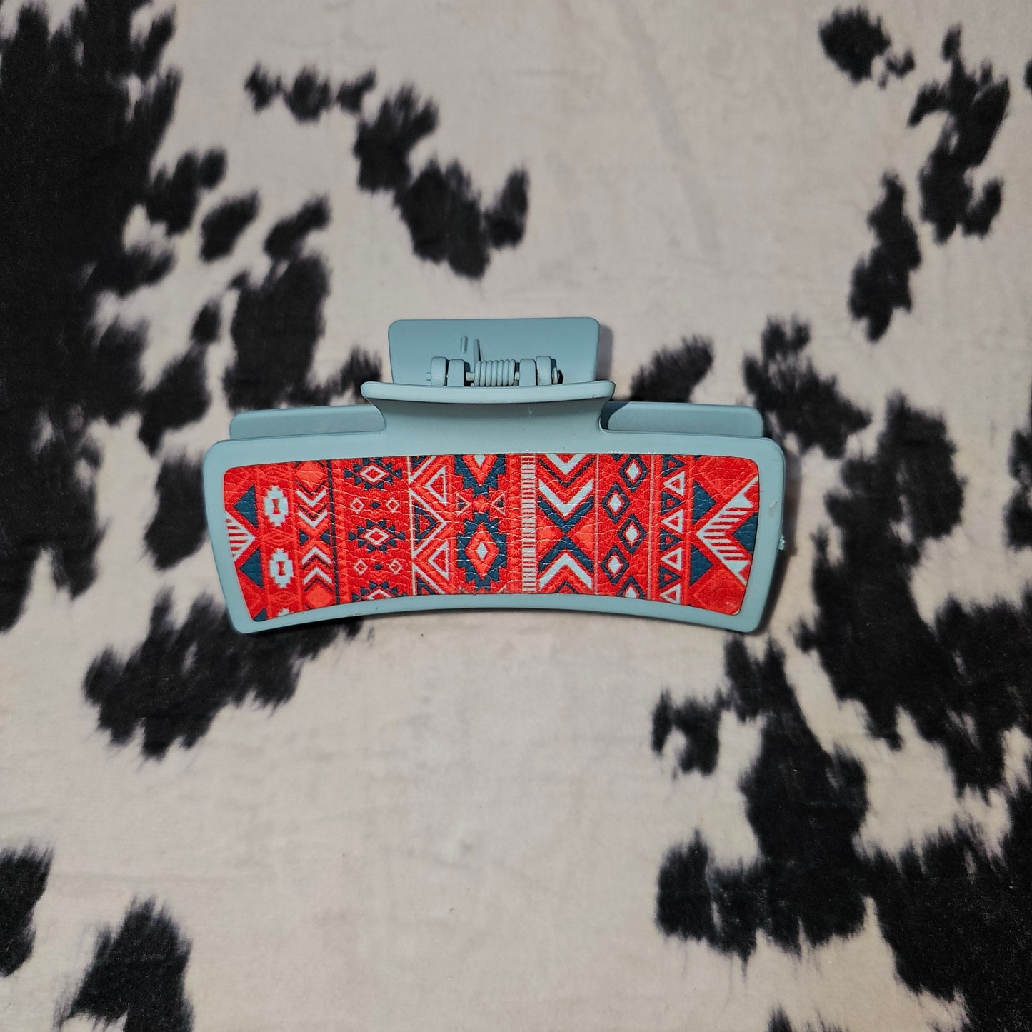 Leather Engraved – Everyday Favorite – Leather Claw Clip