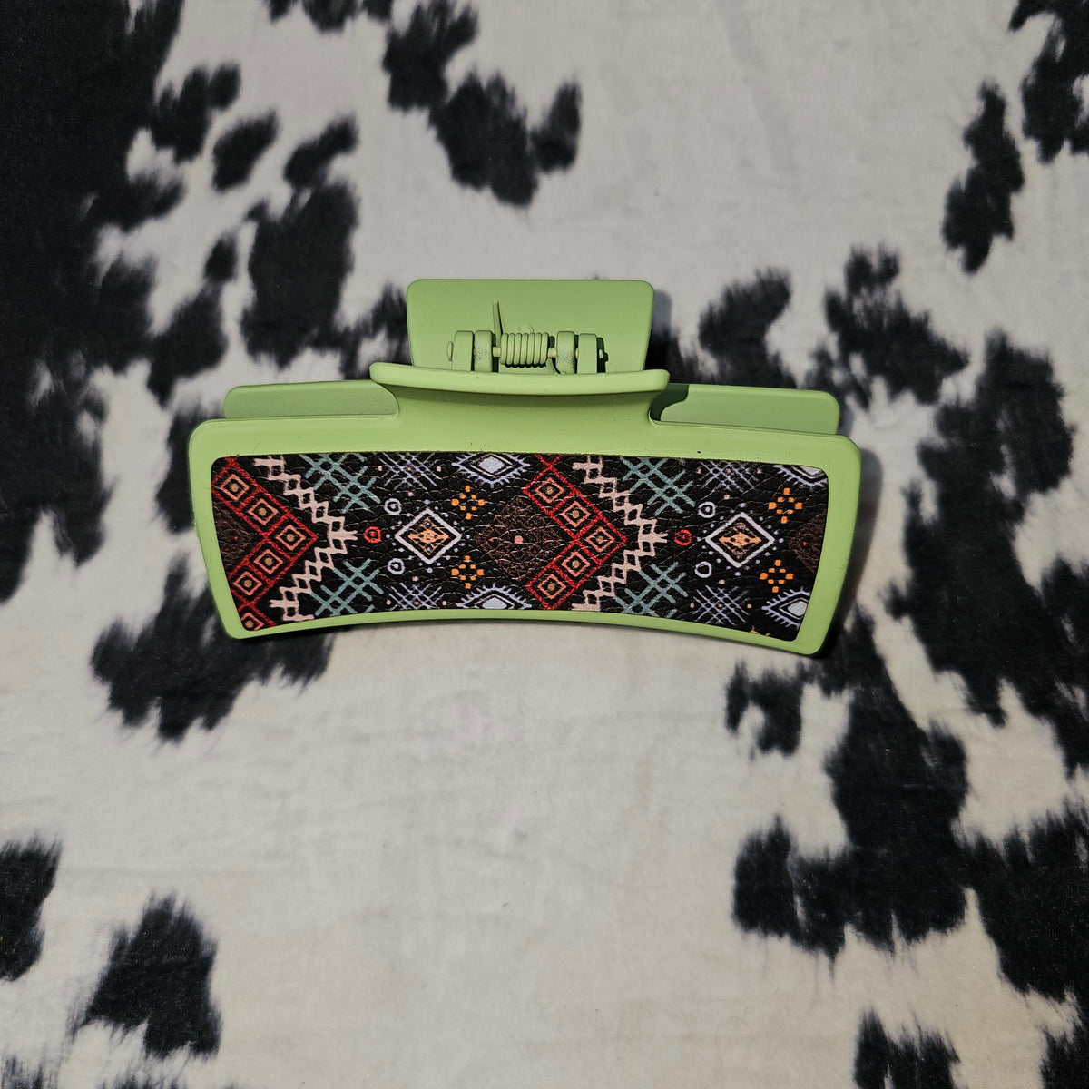 Custom Leather Claw Clip