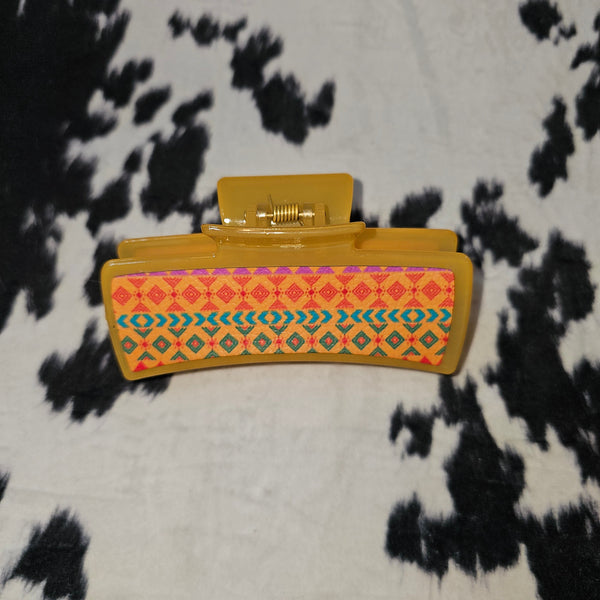 Custom Leather Claw Clip