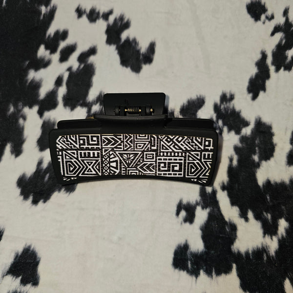 Custom Leather Claw Clip