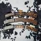 Leather Engraved Claw Clips