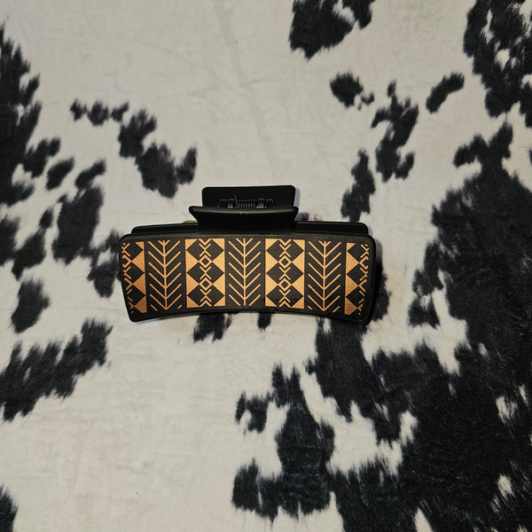 Custom Leather Claw Clip