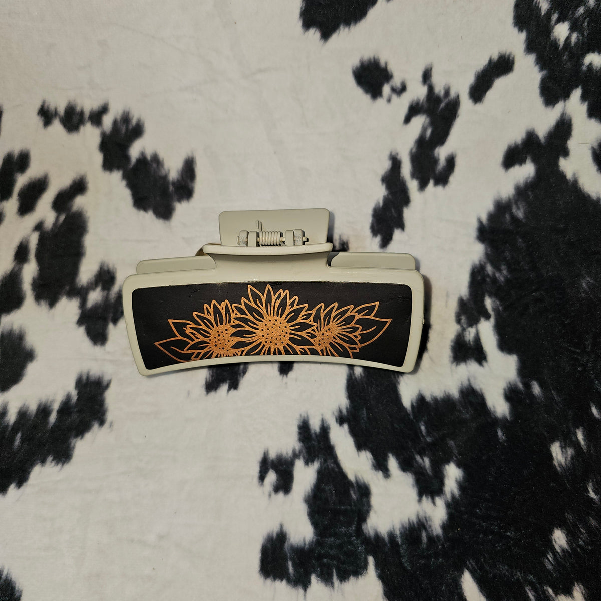Custom Leather Claw Clip