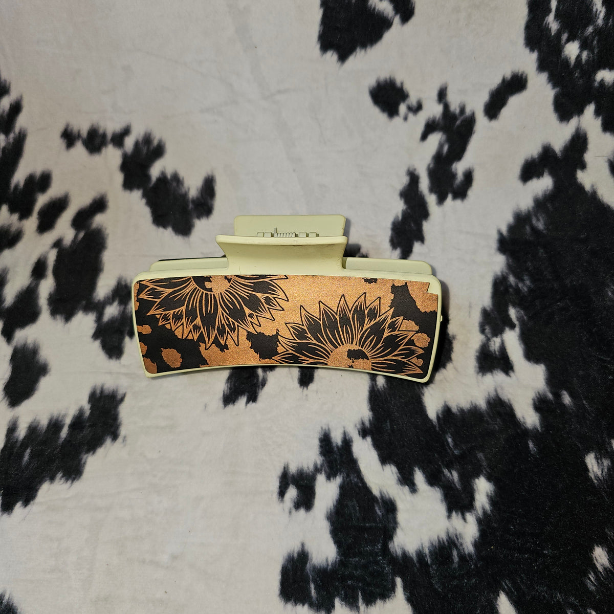 Custom Leather Claw Clip