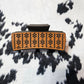 Leather Engraved Claw Clips