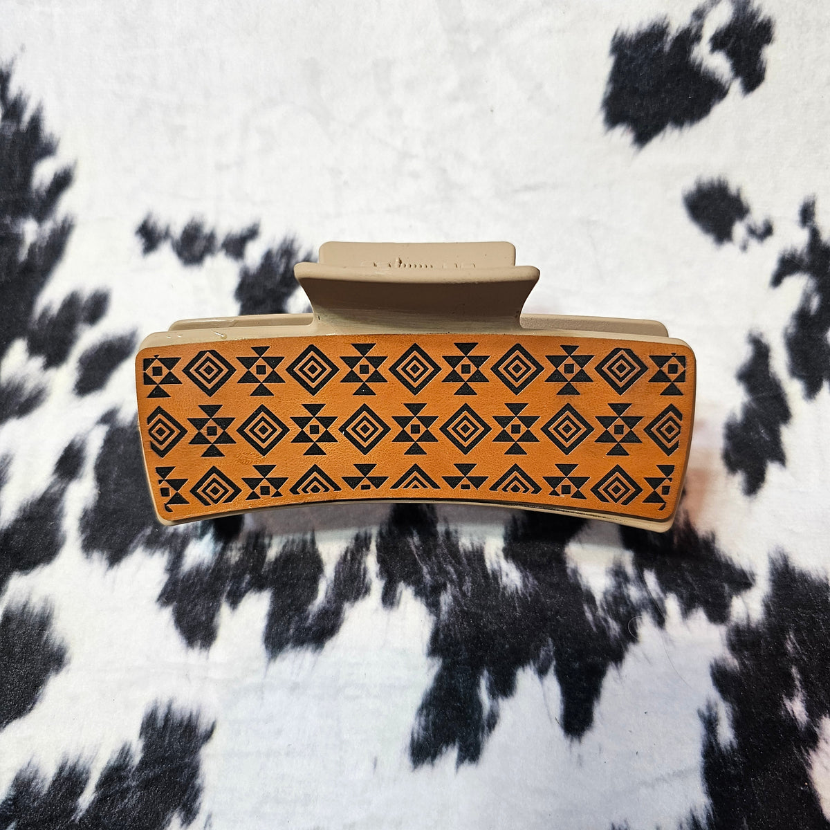 Custom Leather Claw Clip