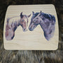 Horses Wood Board