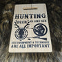 Hunting Like Sex Wood Board