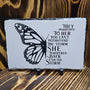 I Am the Storm Slate Tile