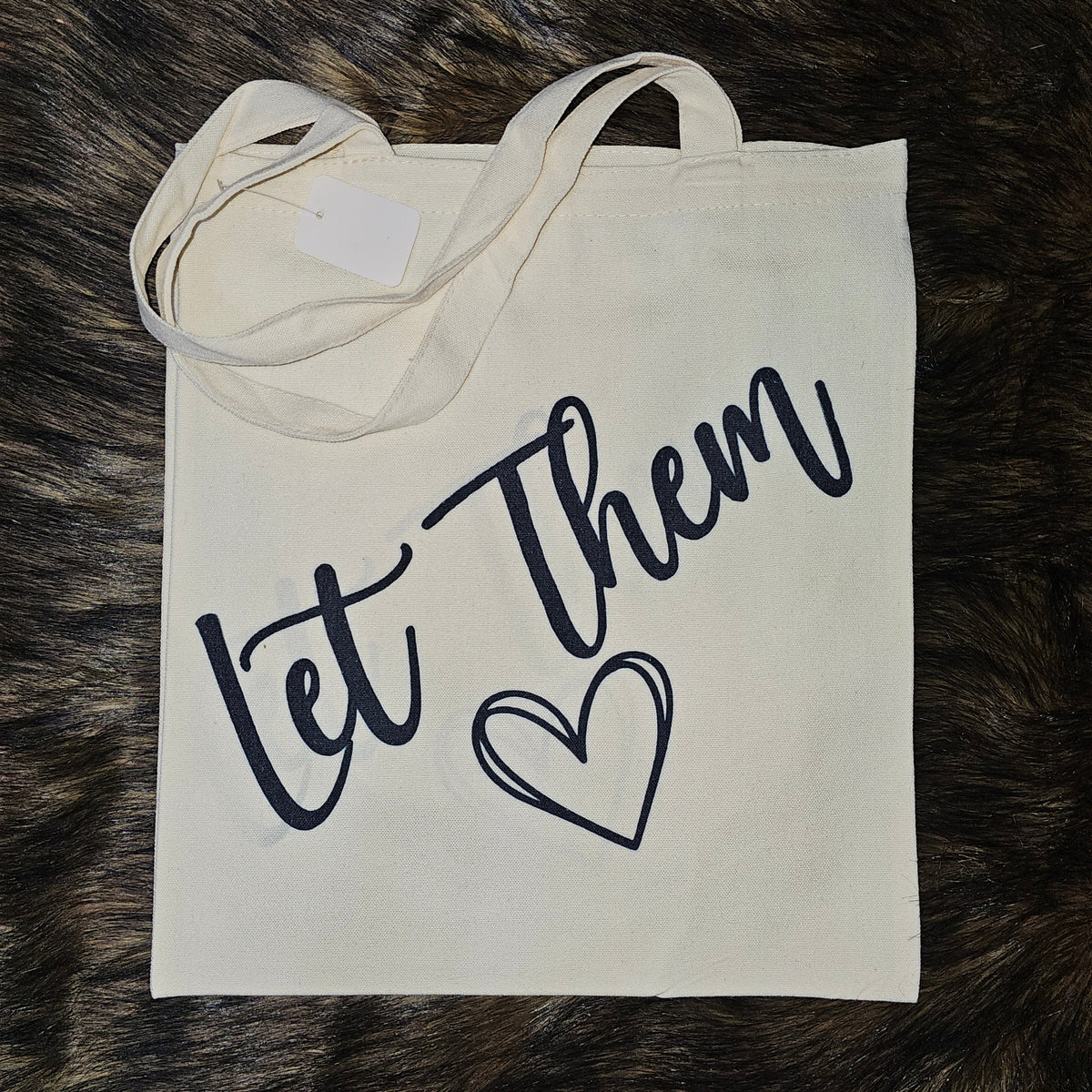 Let Them Canvas Tote