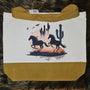 Brown Horses Canvas Tote