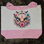 Pink Camping Large Tote