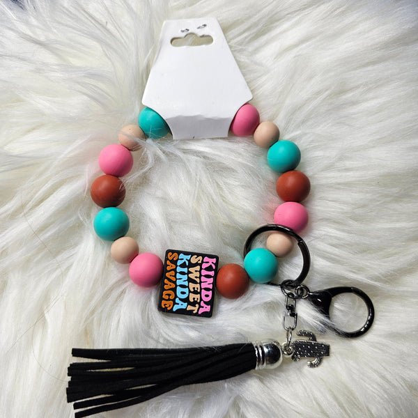 Custom Beaded Wristlet