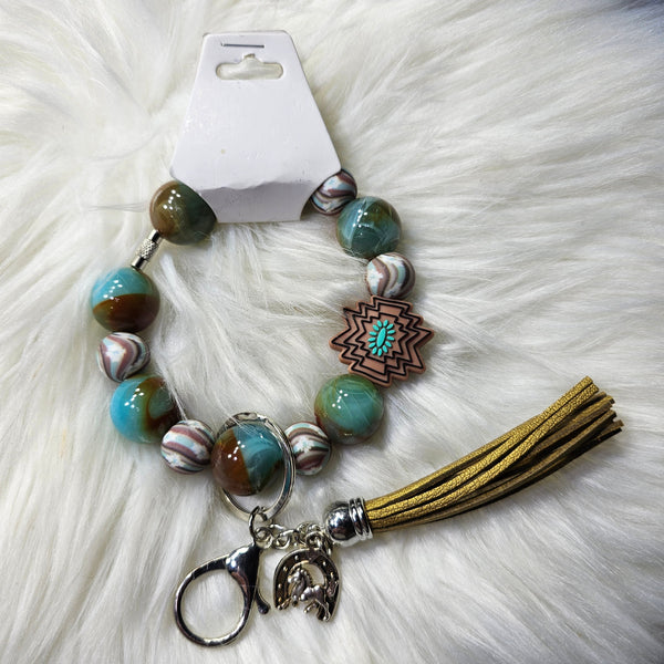 Custom Beaded Wristlet