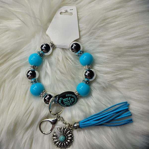 Custom Beaded Wristlet