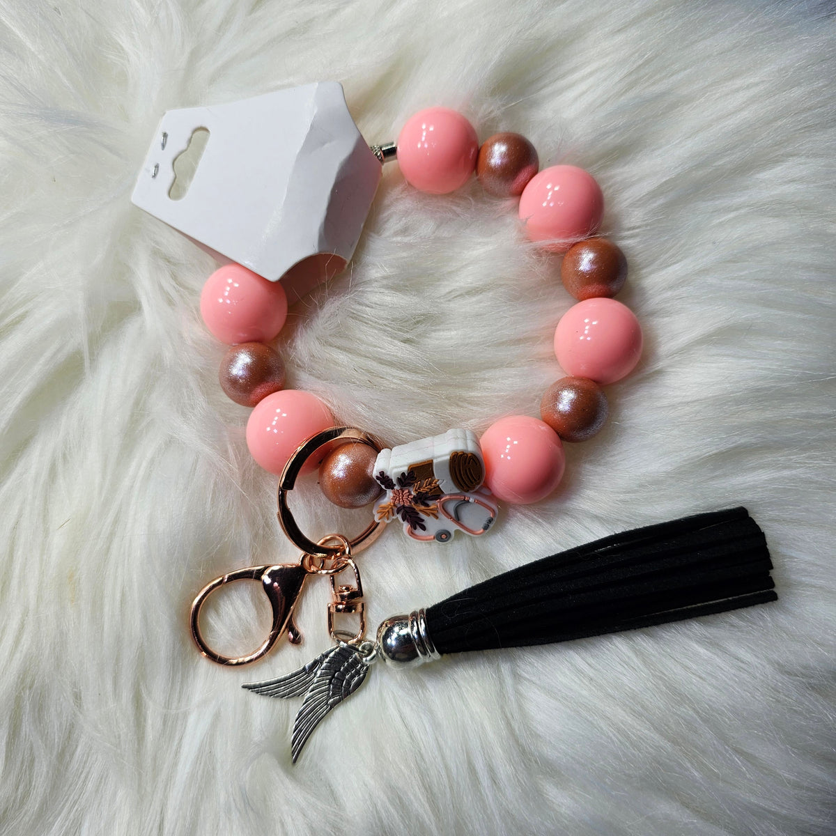 Custom Beaded Wristlet