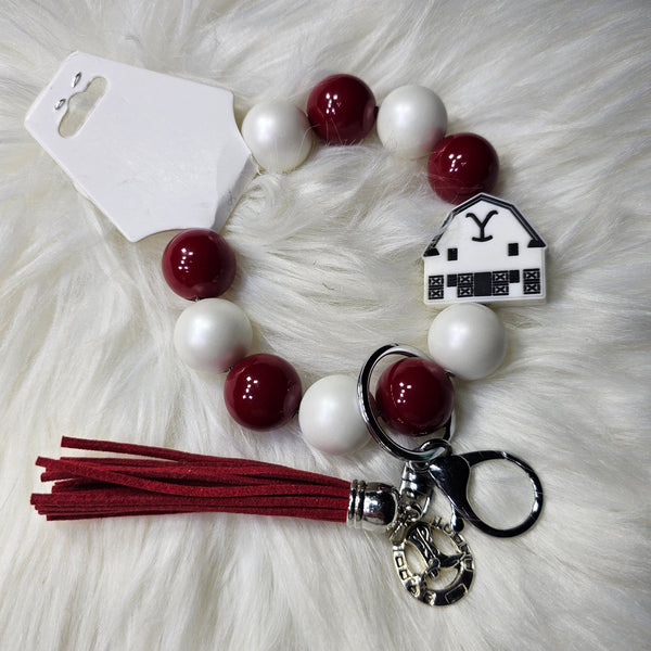 Custom Beaded Wristlet