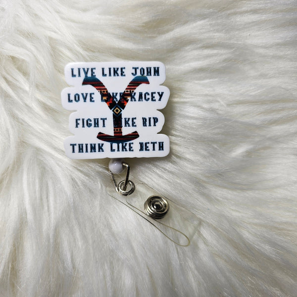 Swivel Badge Reel - Fixed Topper