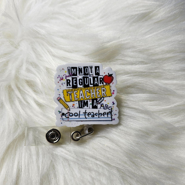 Swivel Badge Reel - Fixed Topper