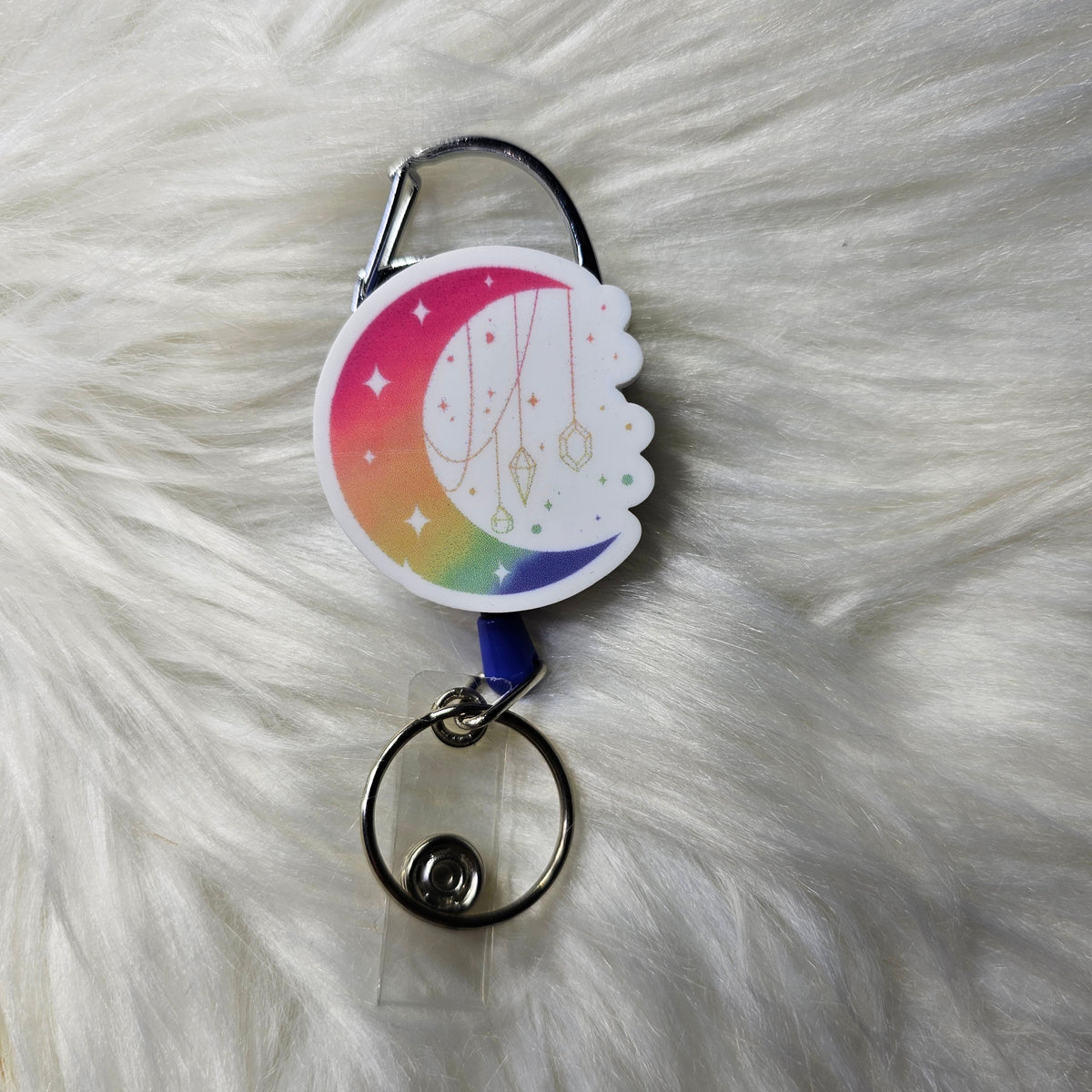 Belt Clip Badge Reel - Fixed Topper